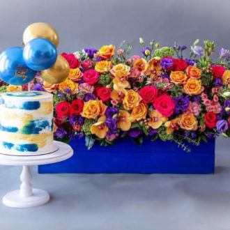 ایده برای خرید گل و کیک تولد زمستانی