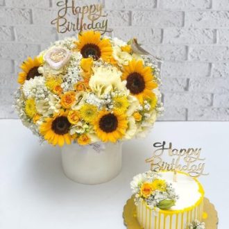 ایده برای خرید گل و کیک تولد کودک دختر