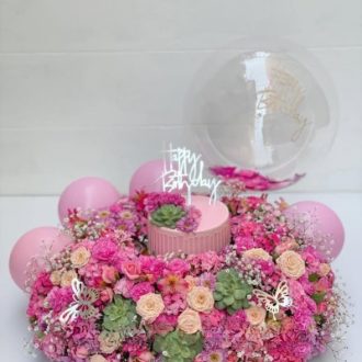 سفارش کیک تولد و باکس گل در تهران